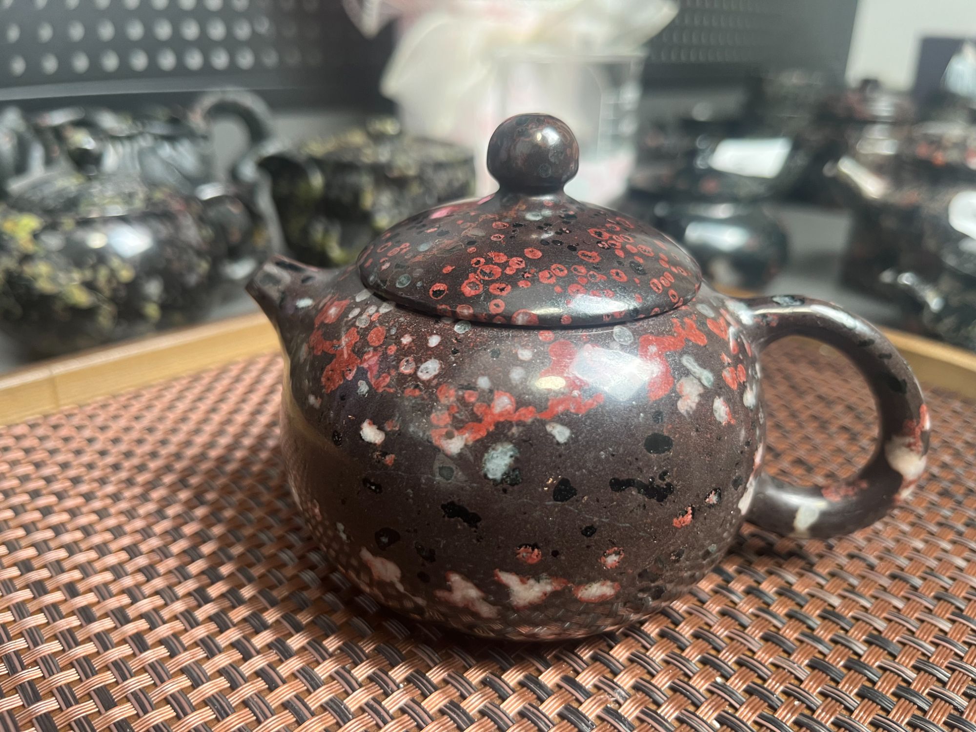 天然梅花玉西施200cc名家纯手工高端茶具可收藏