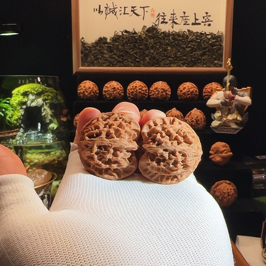 把件文玩核桃苹果园