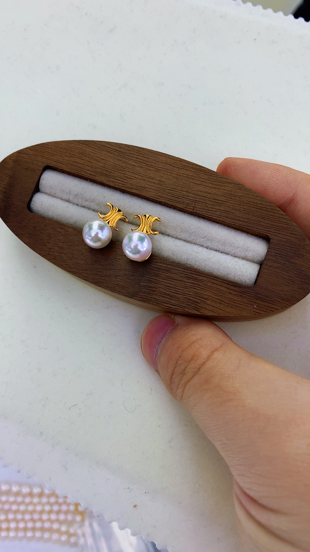 【闪购商品】海水akoya珍珠S925银设计款耳饰·YAE051