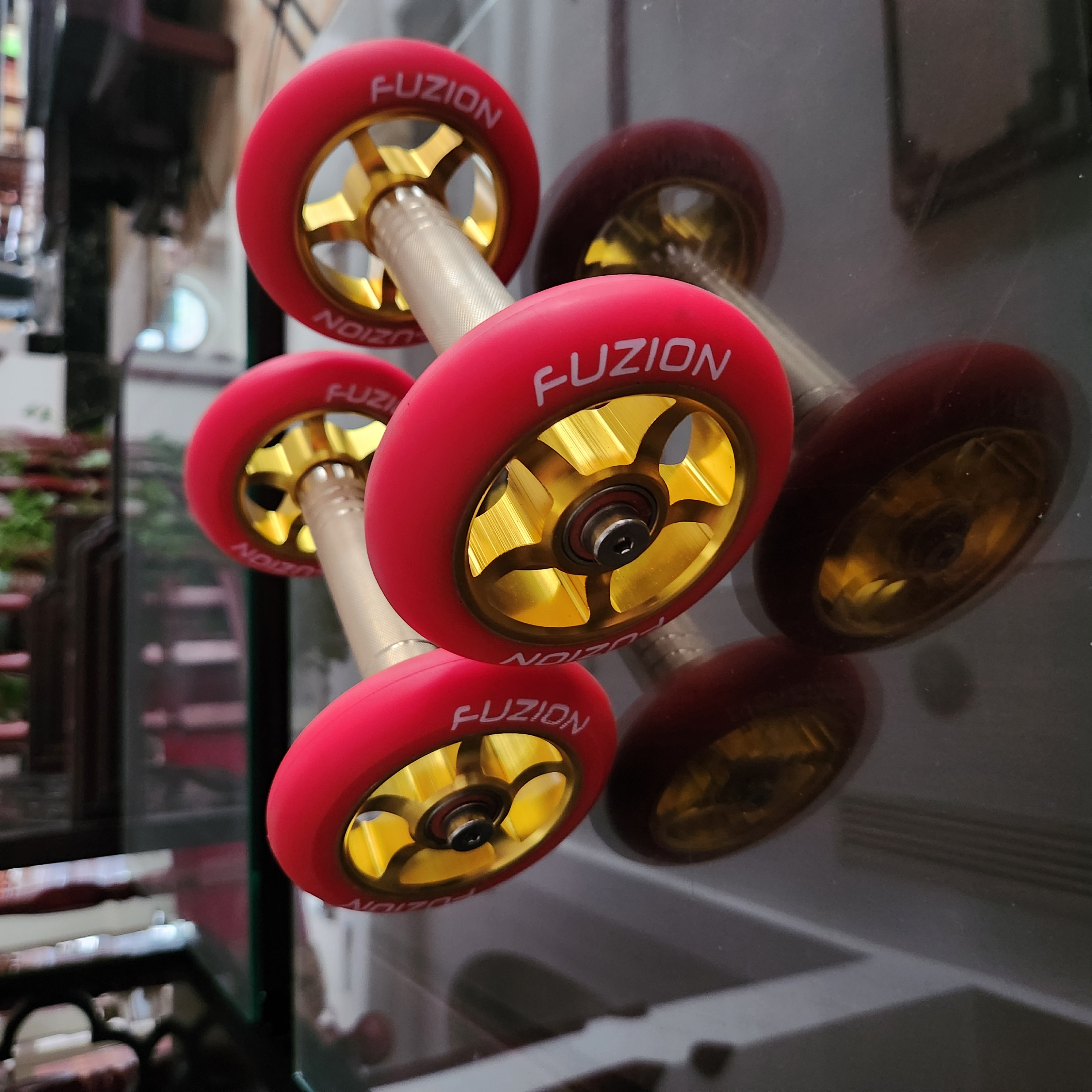 健腹轮飞鸟健腹轮，直径10厘米，黄铜手柄，粗24毫米，