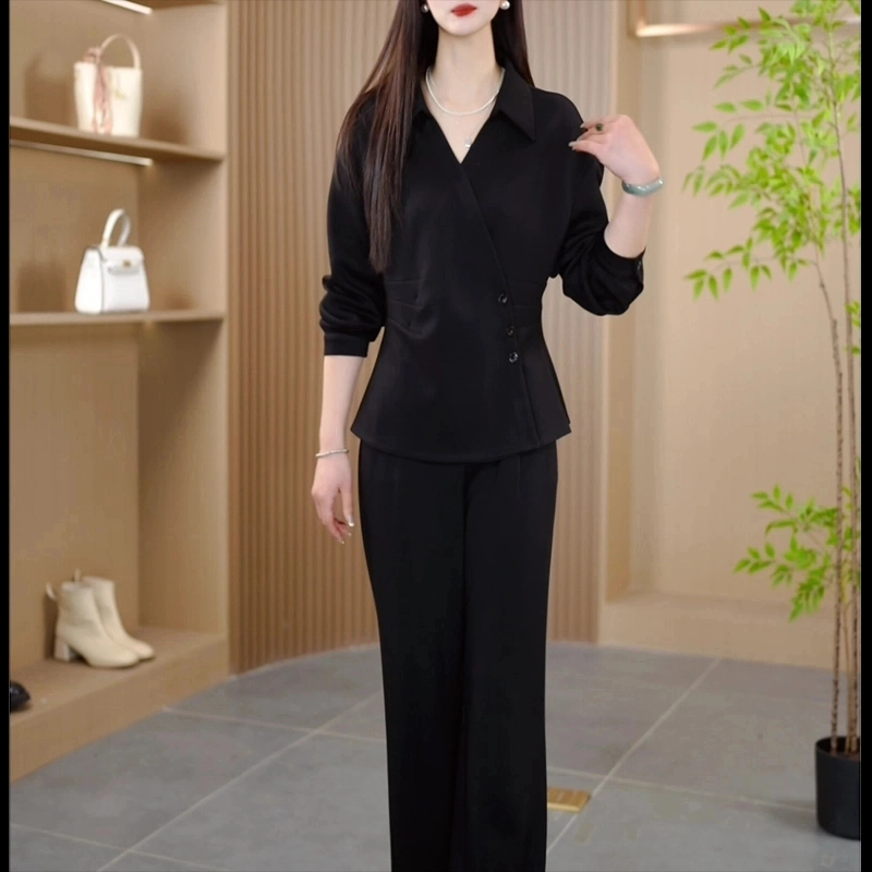 2025春季新款时尚气质显瘦修身收腰法式两件套套装