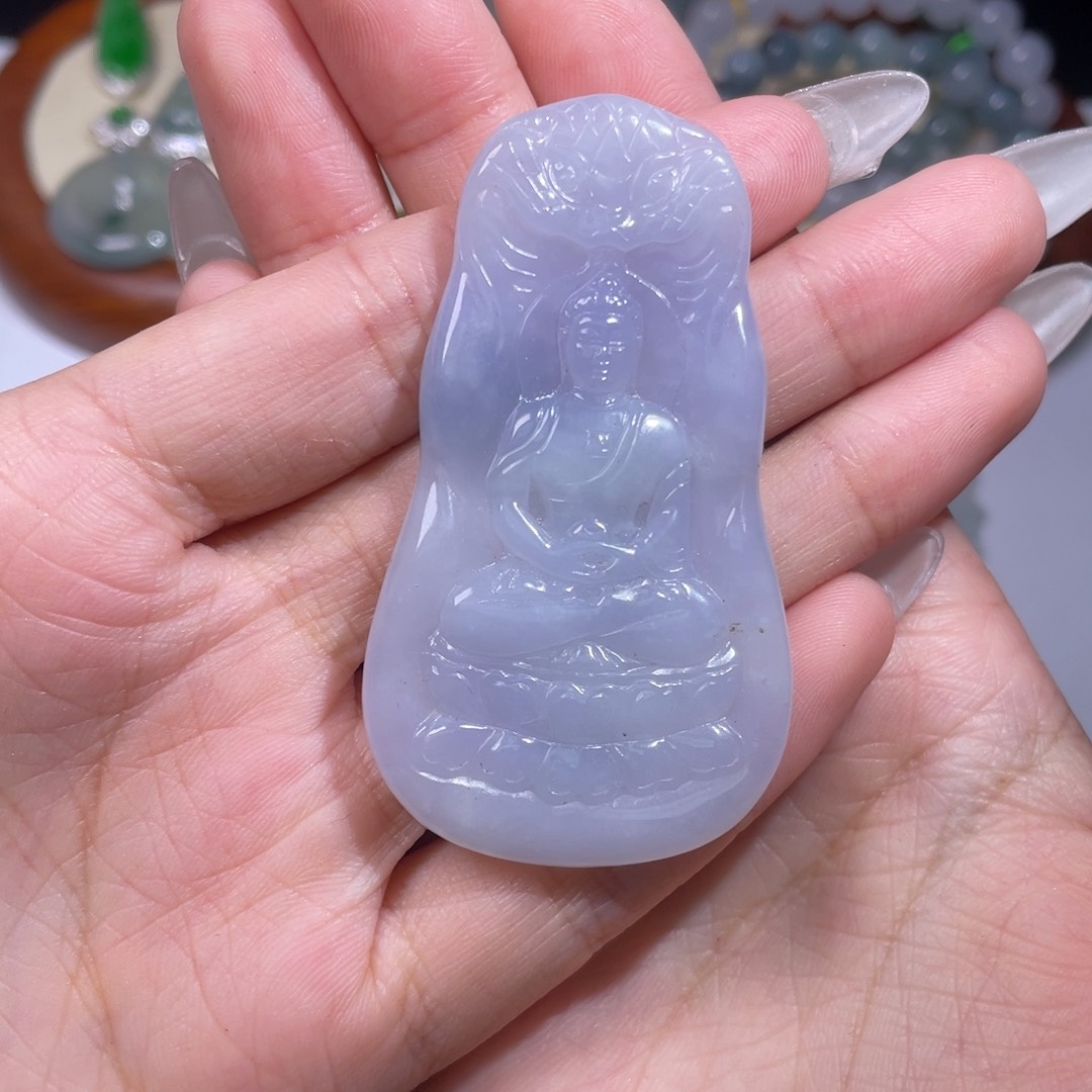 翡翠颈饰未镶嵌大日