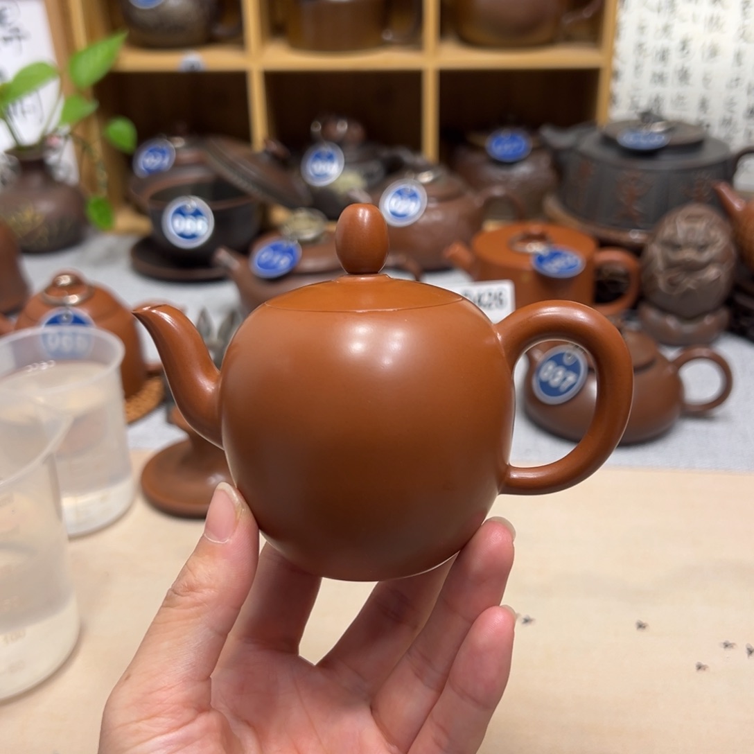 广西钦州坭兴陶美人肩壶150cc