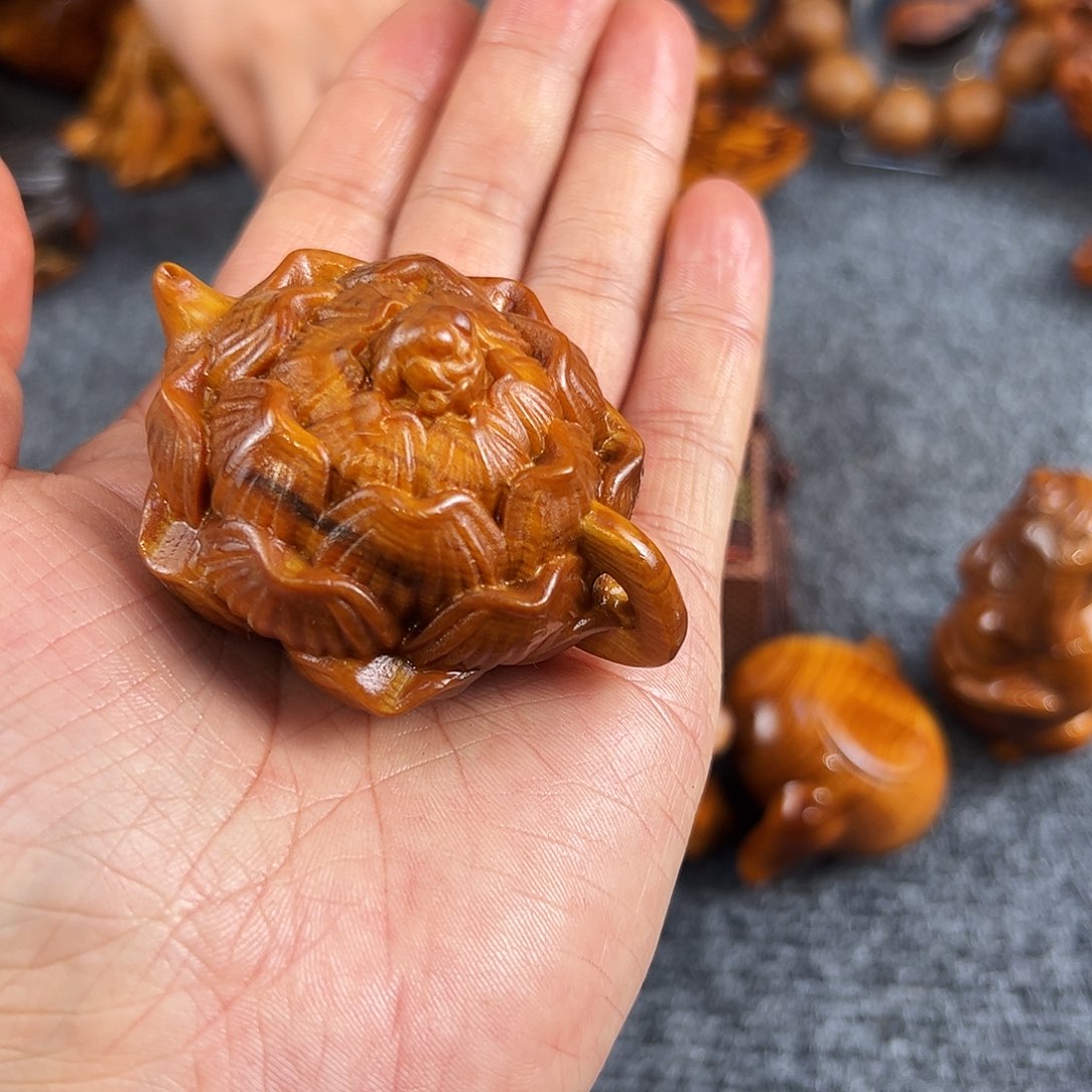 柏木太行崖柏崖柏壶手把件