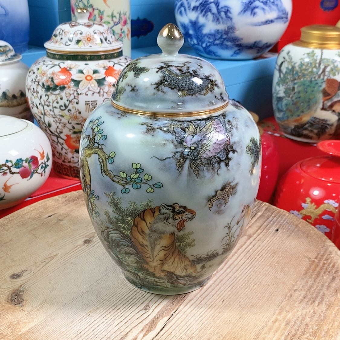 【闪购商品】瓷片陶瓷茶叶罐密封罐