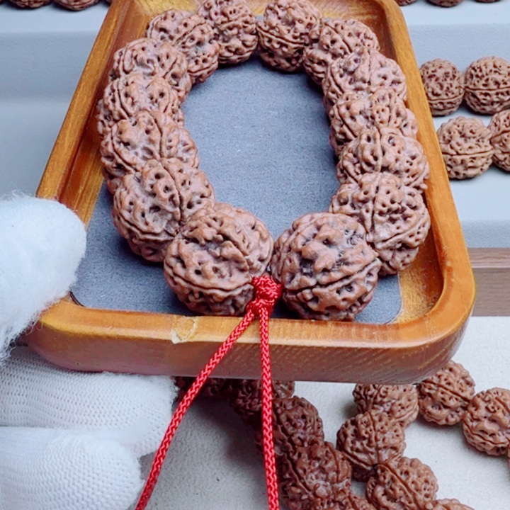 吊坠金刚菩提原生态安娜老籽粗筋蜂窝双龙订制23 姜黄皮