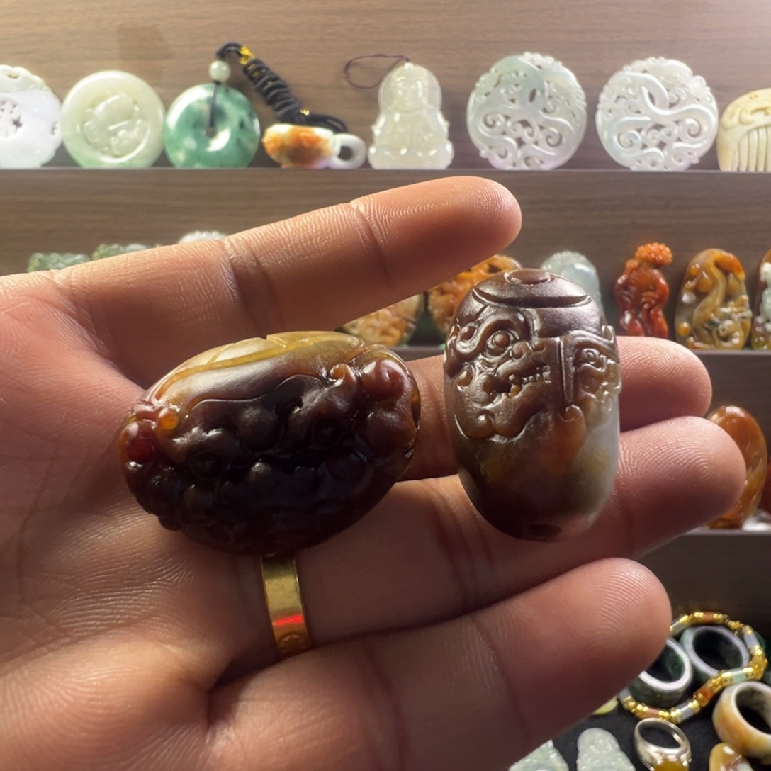 新***懂翡翠未镶嵌颈饰翡翠