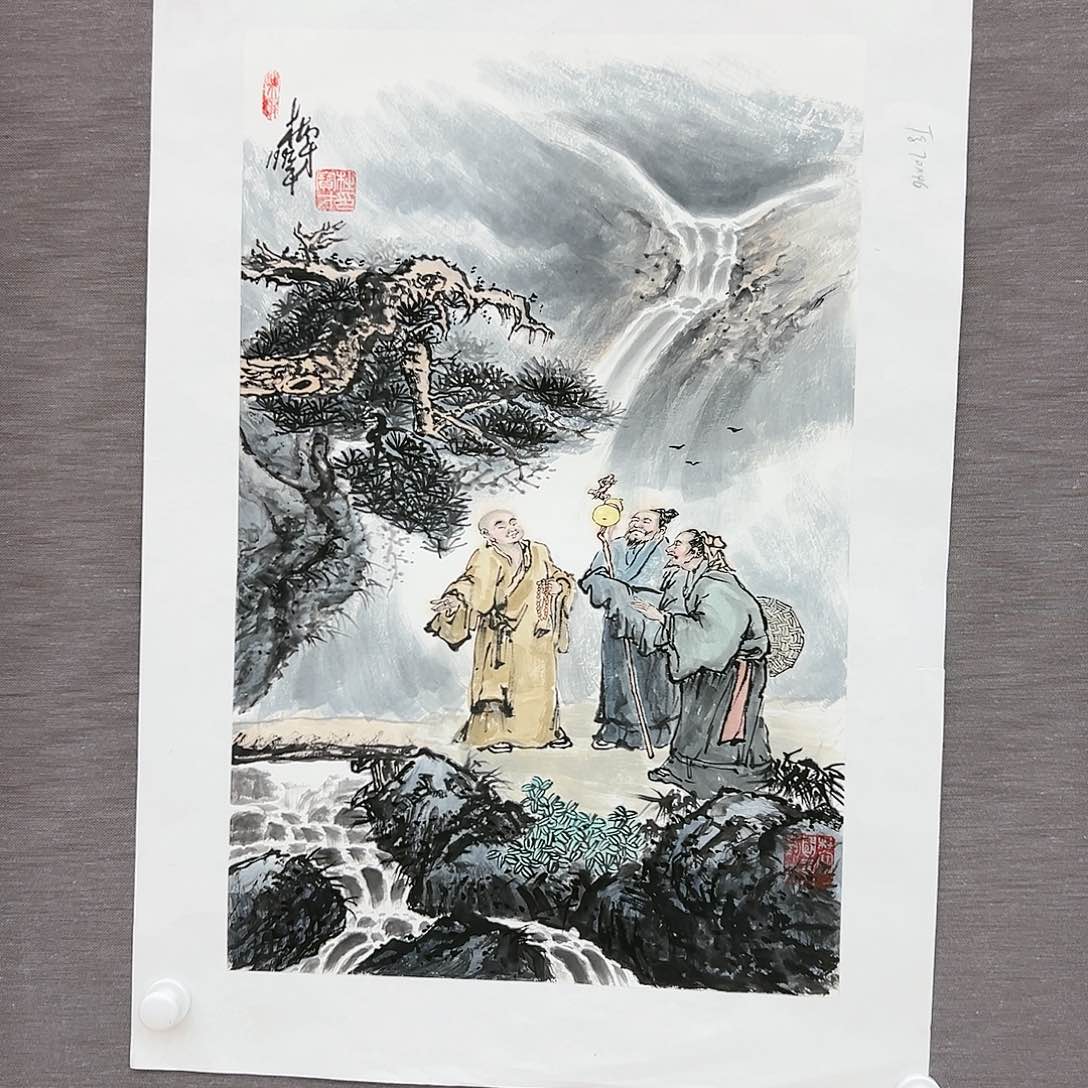 国画杜宝才展览原作