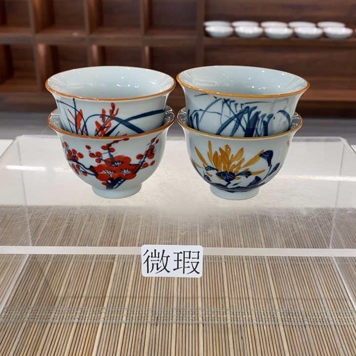 釉下老陶泥手工绘制
