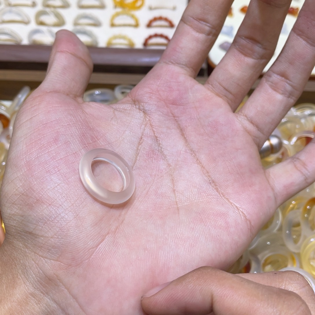 玛瑙/玉髓合金戒指83号港10