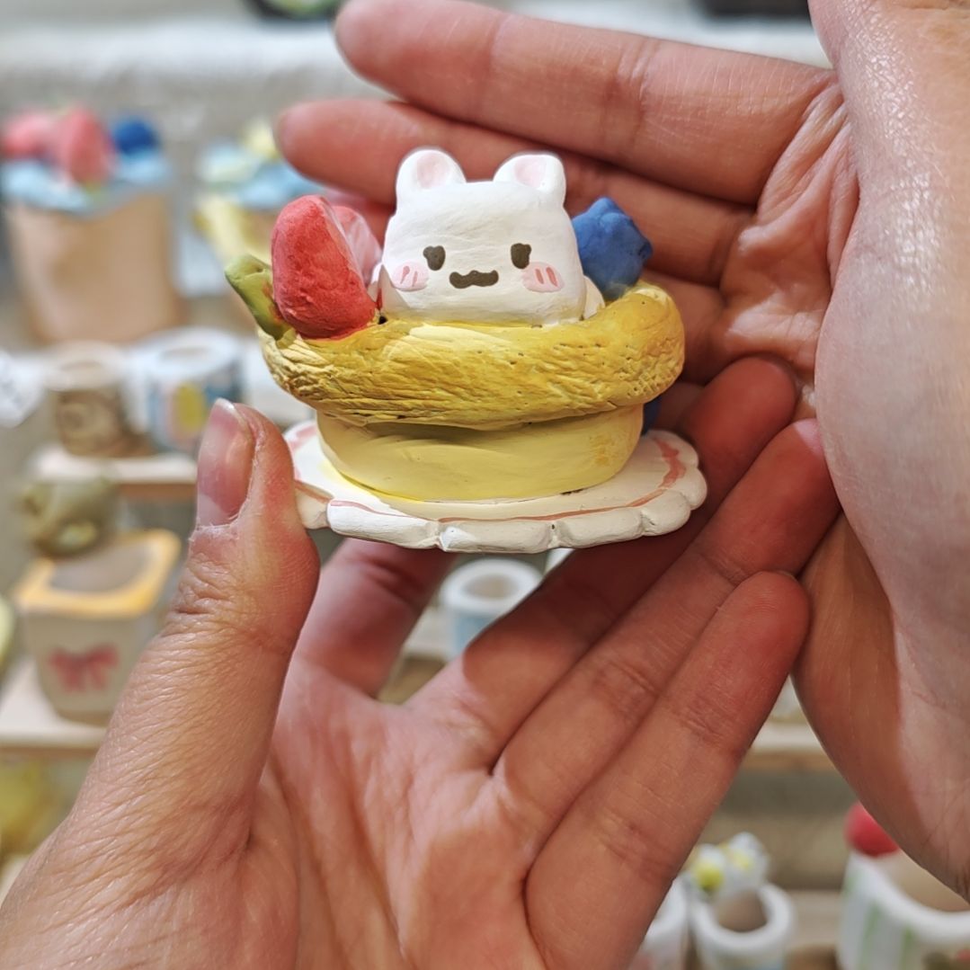 炭***炭满29.9包邮手工花盆