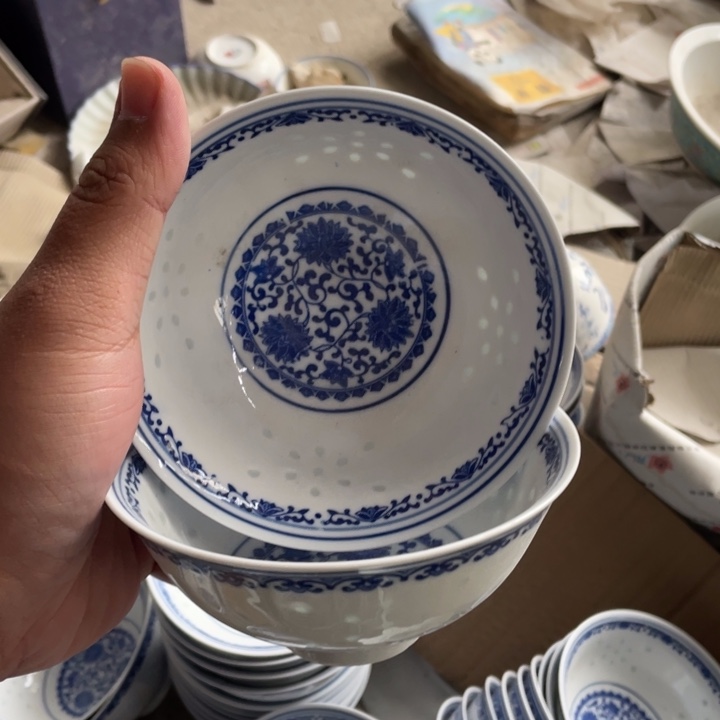 碗瓷景德镇高温细白瓷