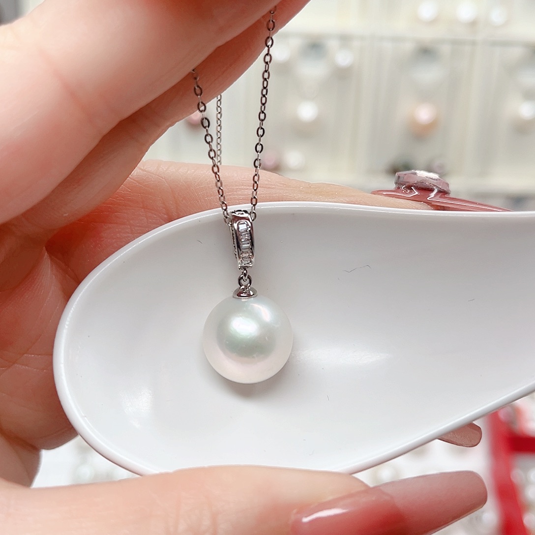 合金吊坠(赠链)淡水珍珠