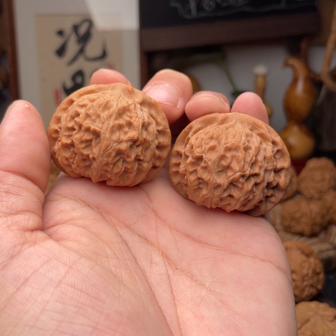 文玩核桃把件识*宫灯42