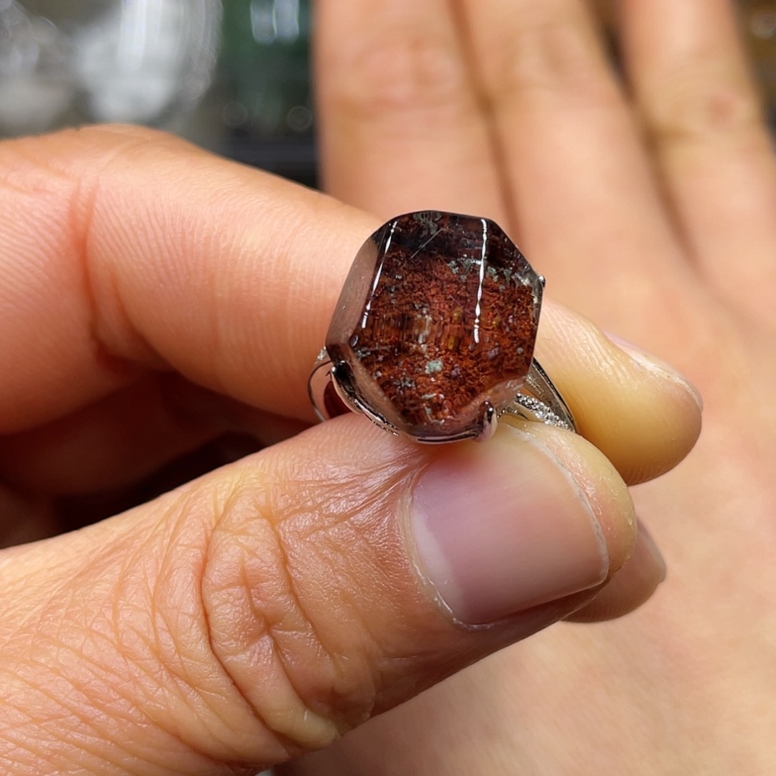 【闪购商品】水晶珠宝半成品银S925镶嵌戒指