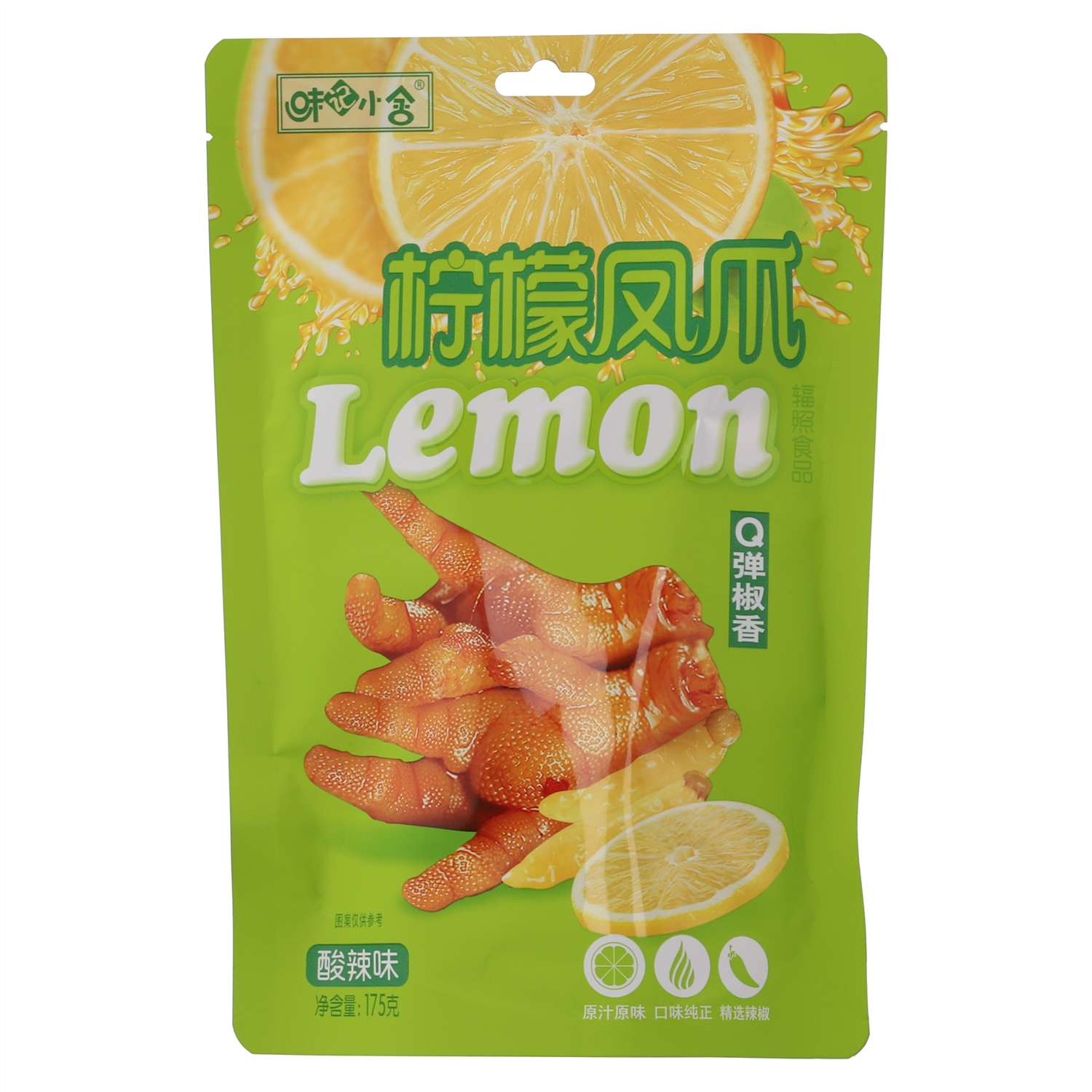 味记小舍柠檬鸡爪酸辣味 175g