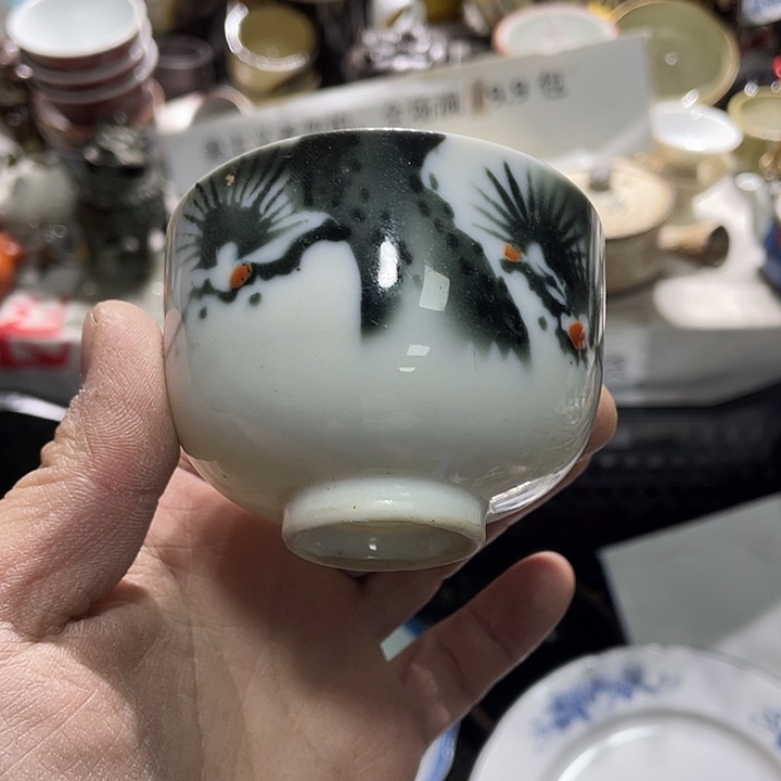 瓷片在一起的时候就是不知道怎么