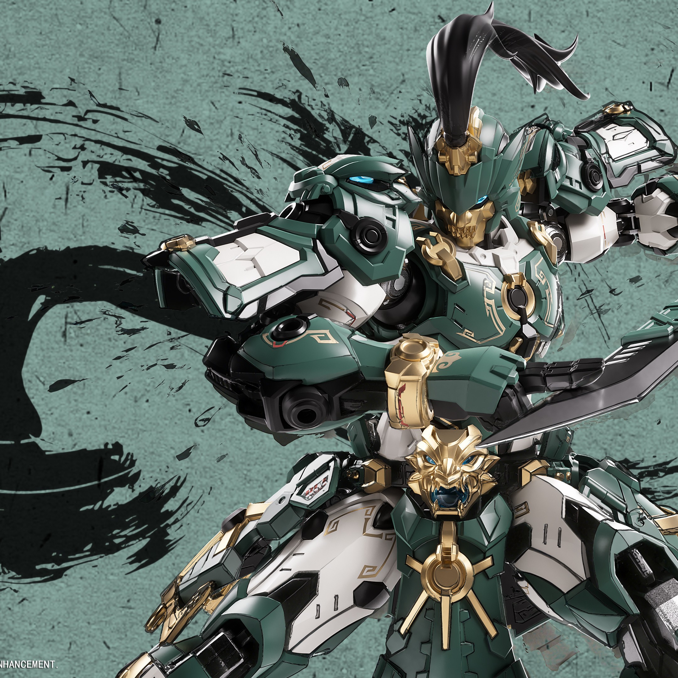  藏道模型 巡界使 龙戟 国创机甲 合金骨架 拼装模型