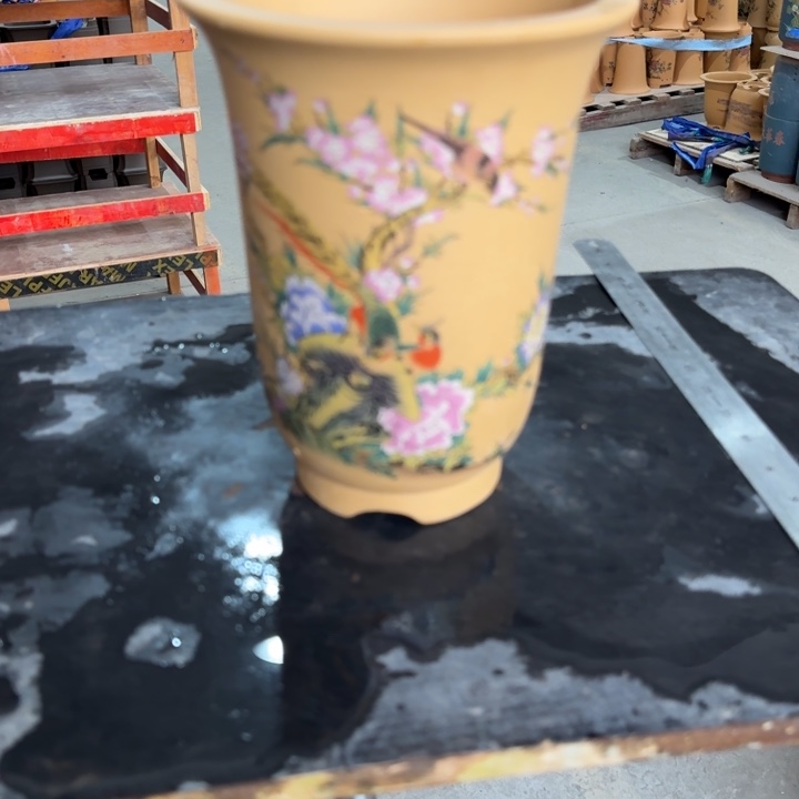 紫砂花盆包邮破损