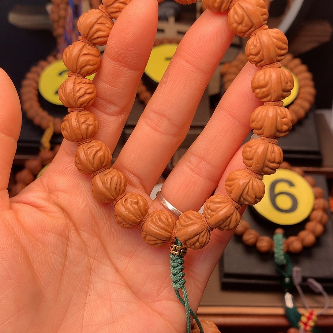 桃核手串用****9小金豆手串14