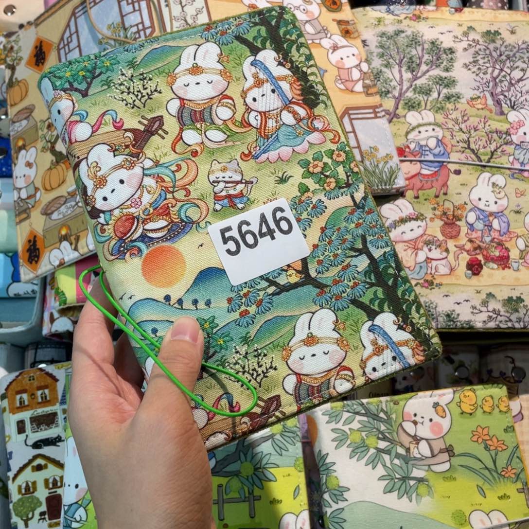 织绣A6活页不送纸5646