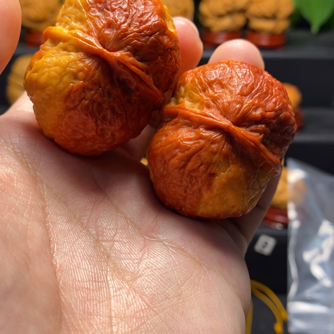 把件文玩核桃45七彩