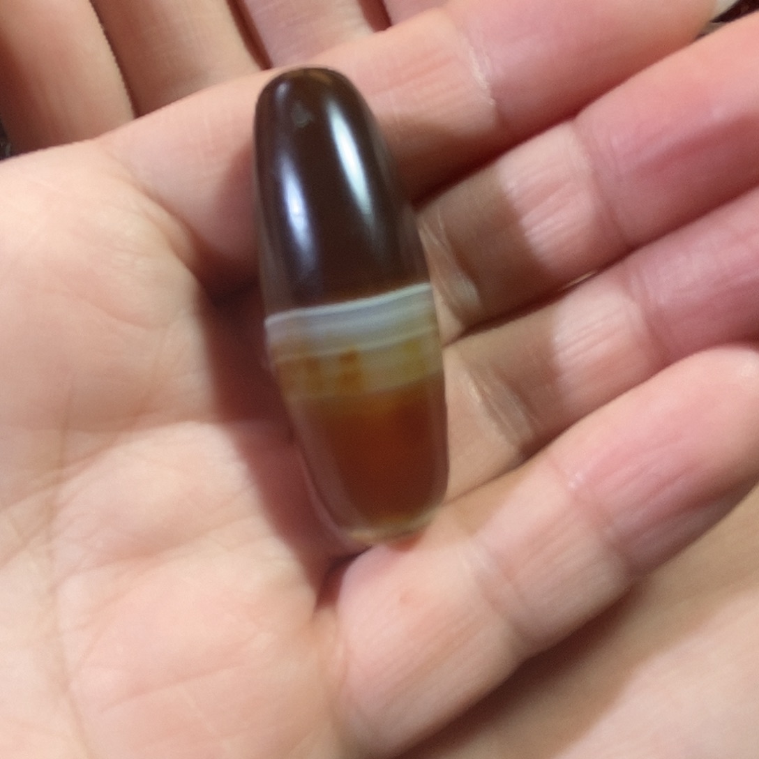 玛瑙/玉髓单珠未镶嵌