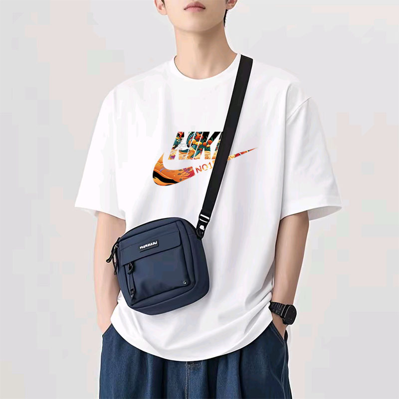 潮牌联名款潮牌T恤男女同款时尚百搭圆领印花t恤短袖NO1