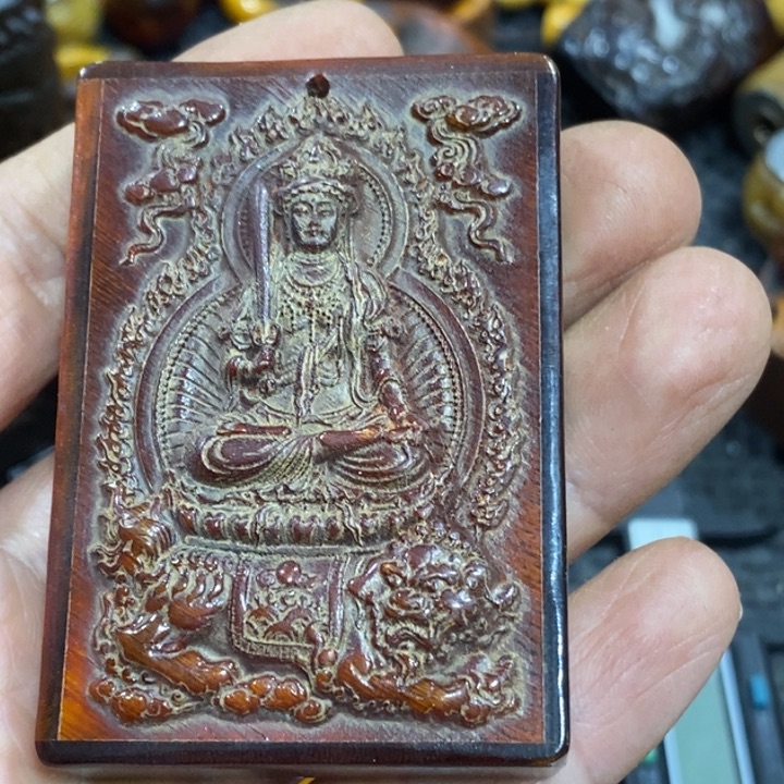 滴血莲花菩提吊坠