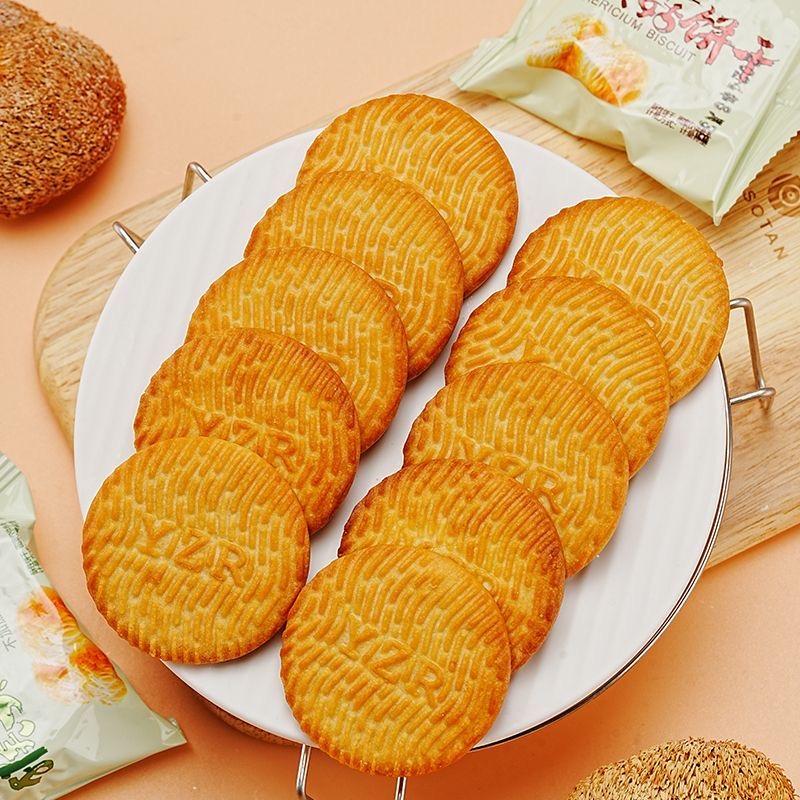 【净重2斤装】含糖微微甜猴头菇饼干食品零食ch
