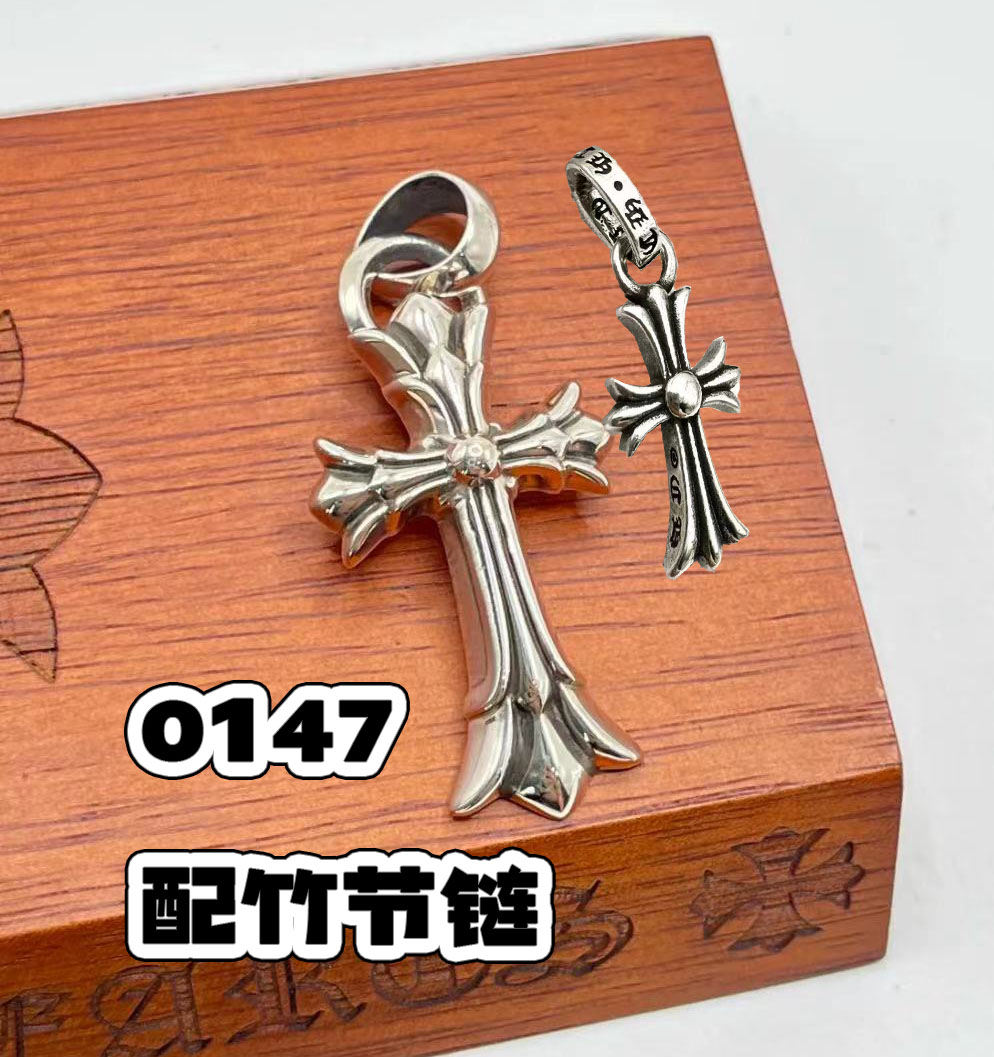 吊坠925银 克罗手串925高品质项链