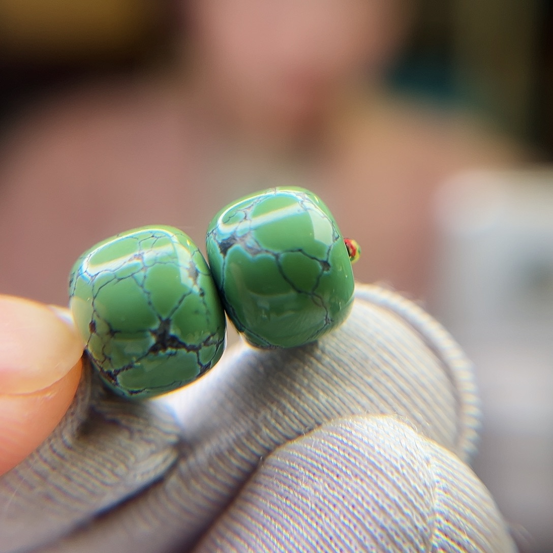 绿松石珠宝奇石未镶嵌11直径