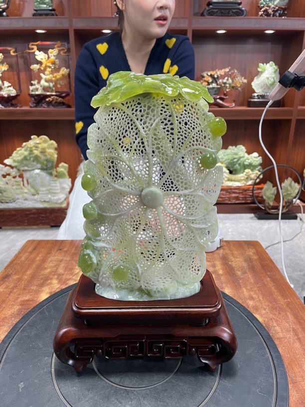 摆件新中式玄关山水摆件办公室摆件