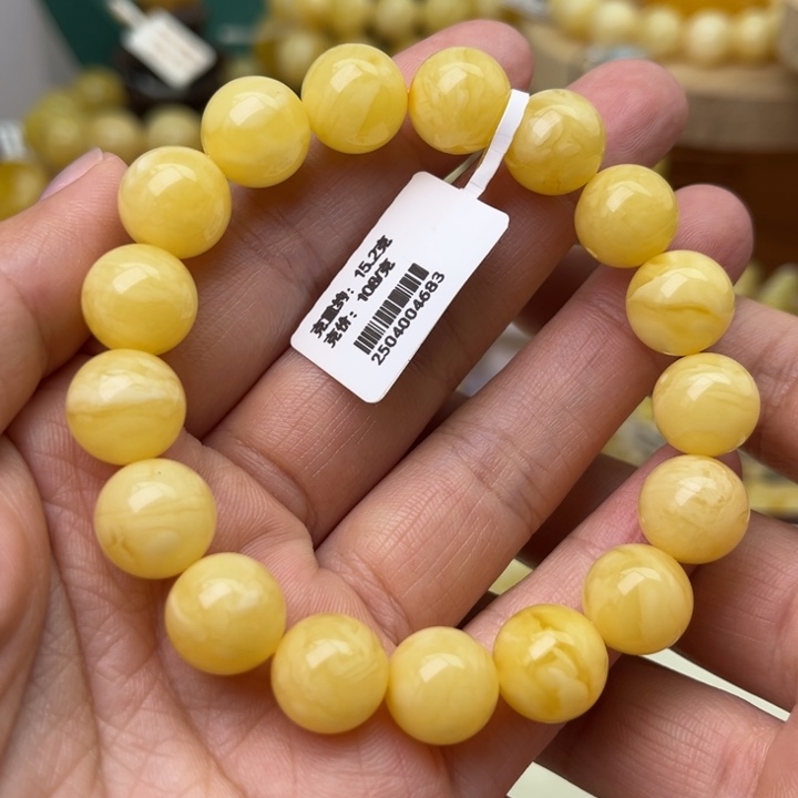 手串蜜蜡未镶嵌11+圆珠手串