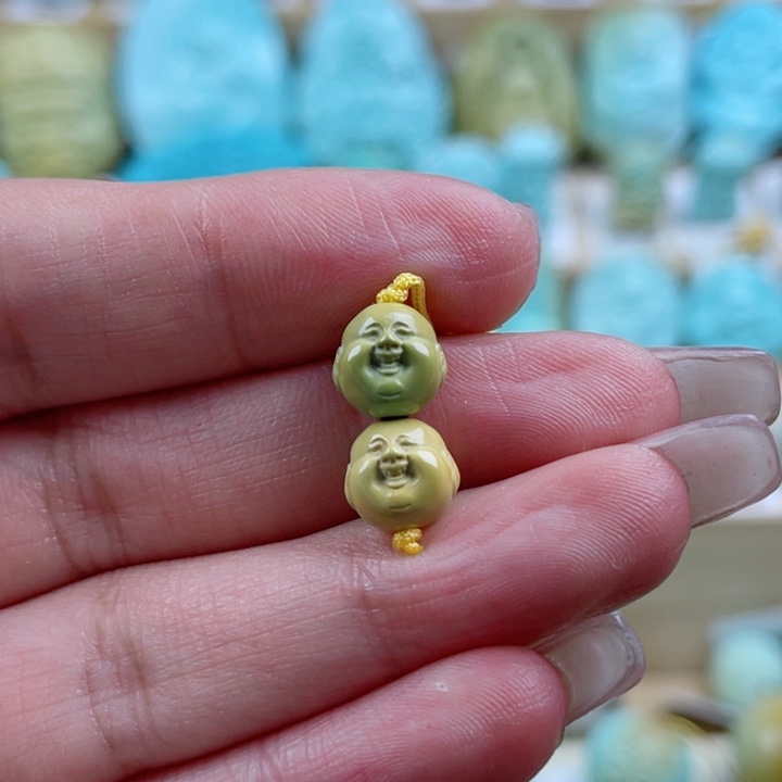 绿松石未镶嵌珠宝奇石8mm