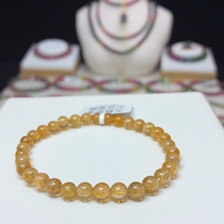 手链碧玺未镶嵌5.5mm±