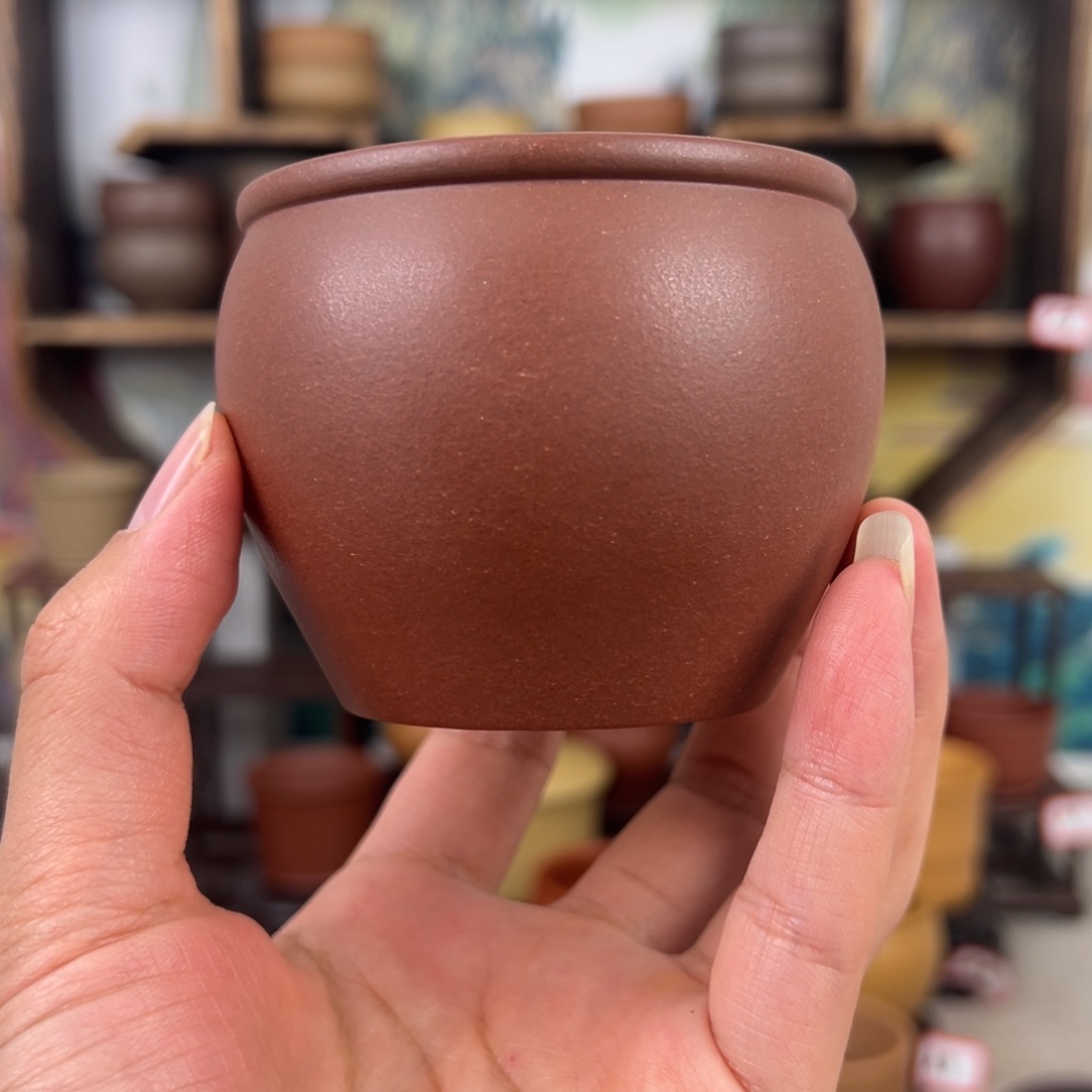 紫砂茶杯拙器甄选，纯原本矿。