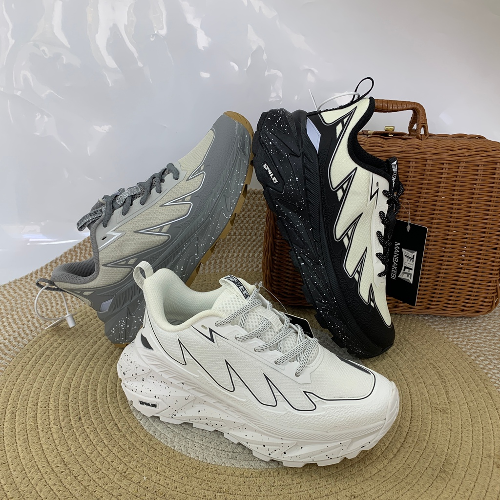 J165（运动码)男女鞋 新款低帮网面系带轻便防泼水舒适休闲运动鞋