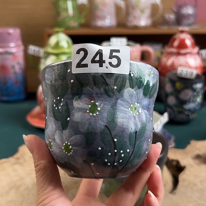 景德镇陶瓷手绘作品245微瑕