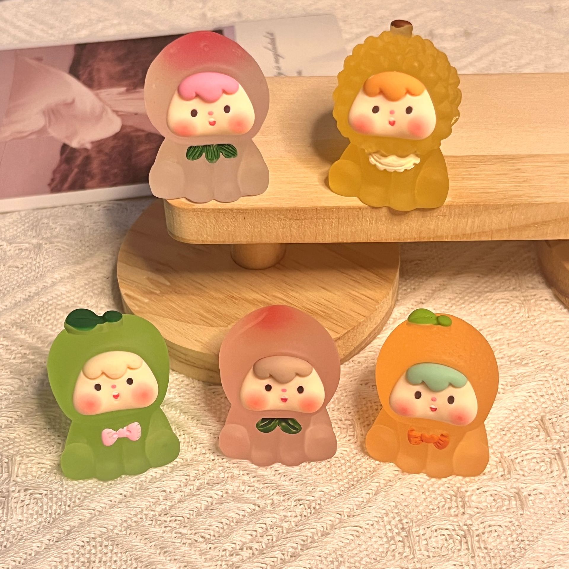 个人单(现场拆)【二代夜光磨砂水果崽崽】观配件益智玩具手工树脂