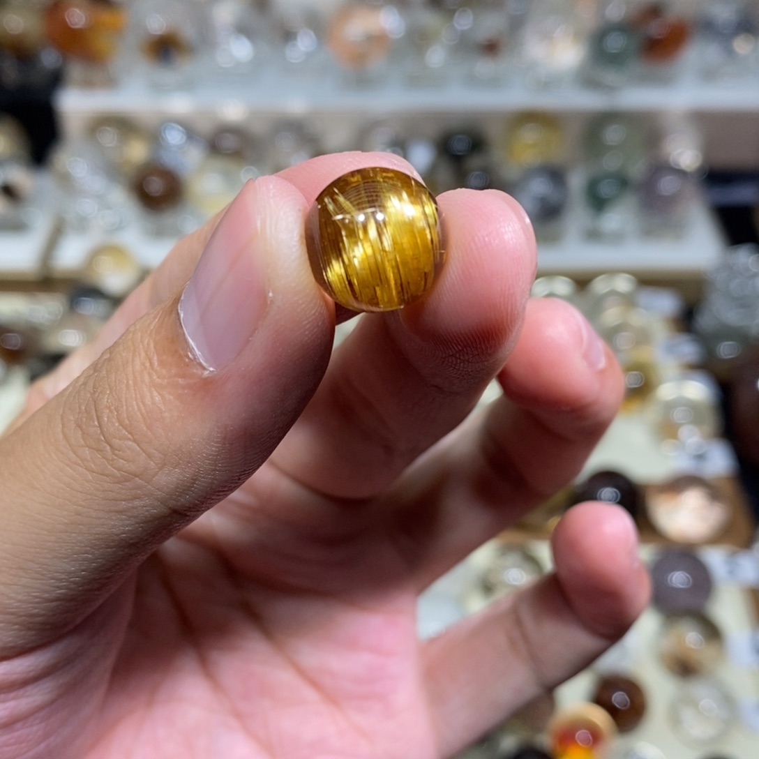 银***徒未镶嵌珠宝半成品水晶12.7m