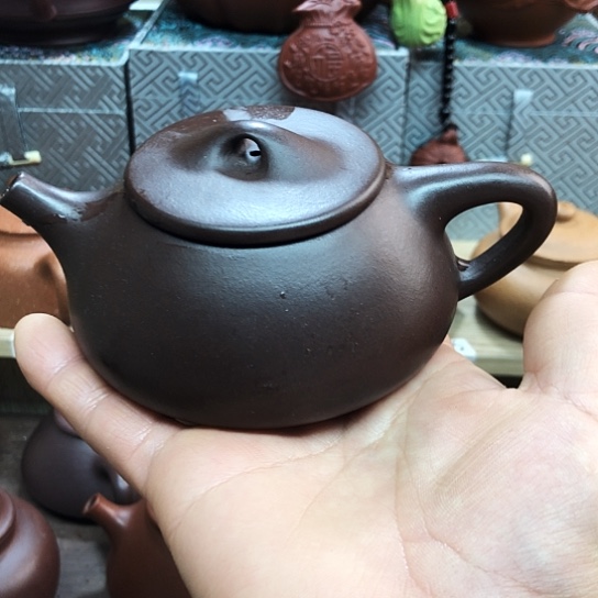 茶壶紫砂紫泥石瓢200豪升左右