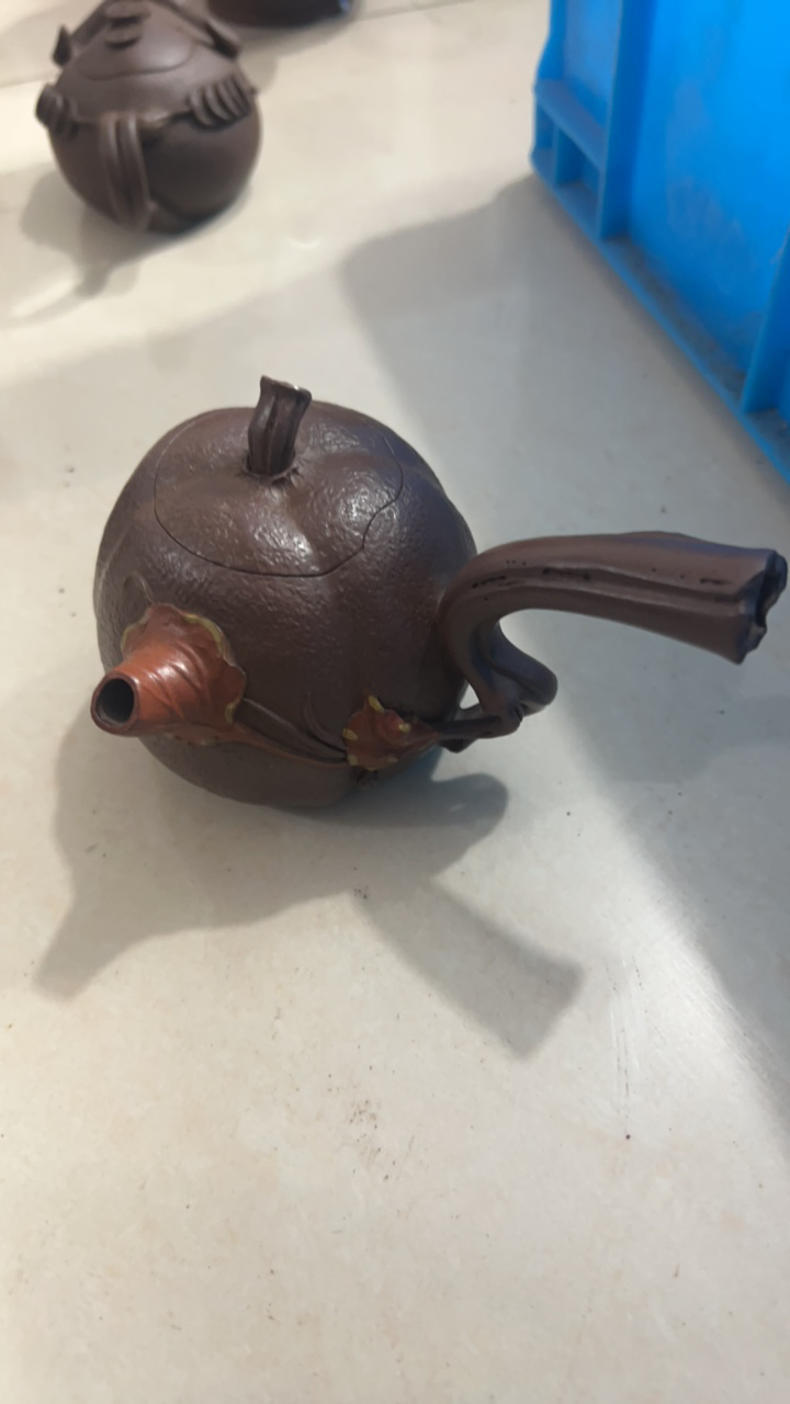 紫砂壶紫泥南瓜壶