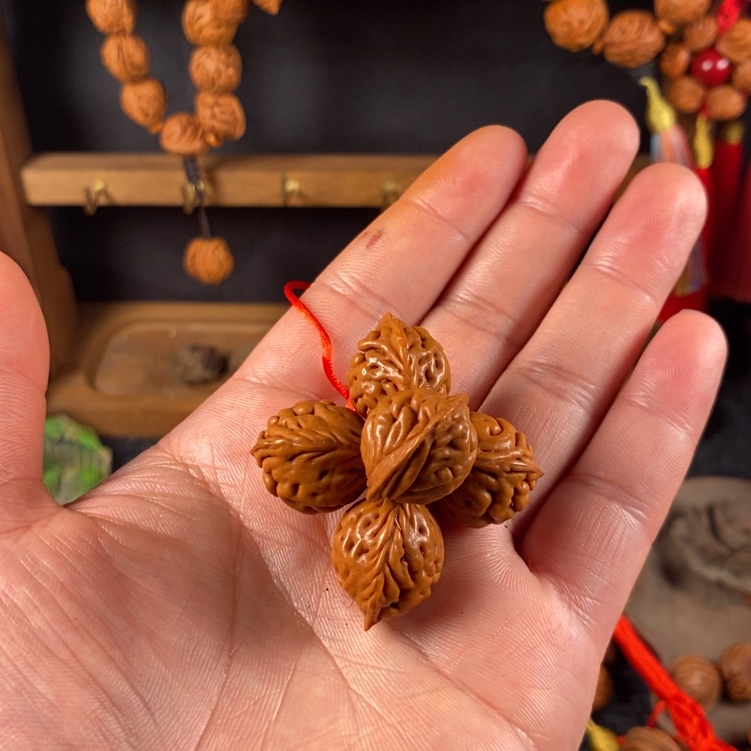 吊坠桃核五福临门桃枭