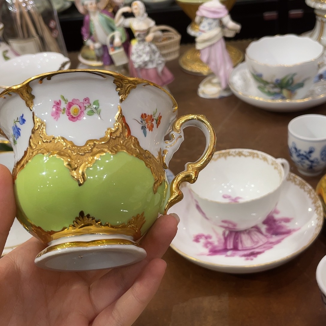 瓷片中古一等咖啡杯