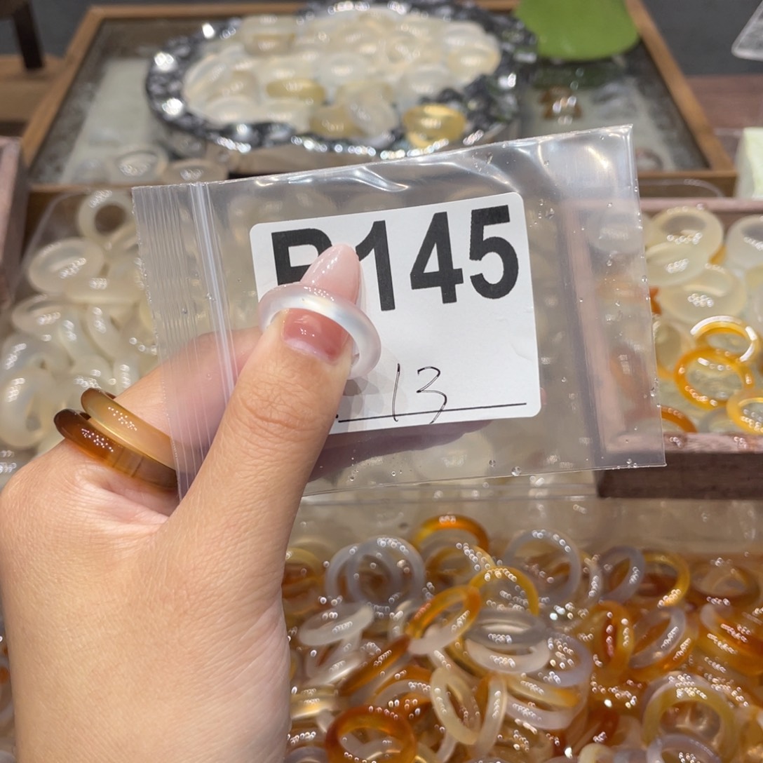 玛瑙/玉髓未镶嵌戒指145