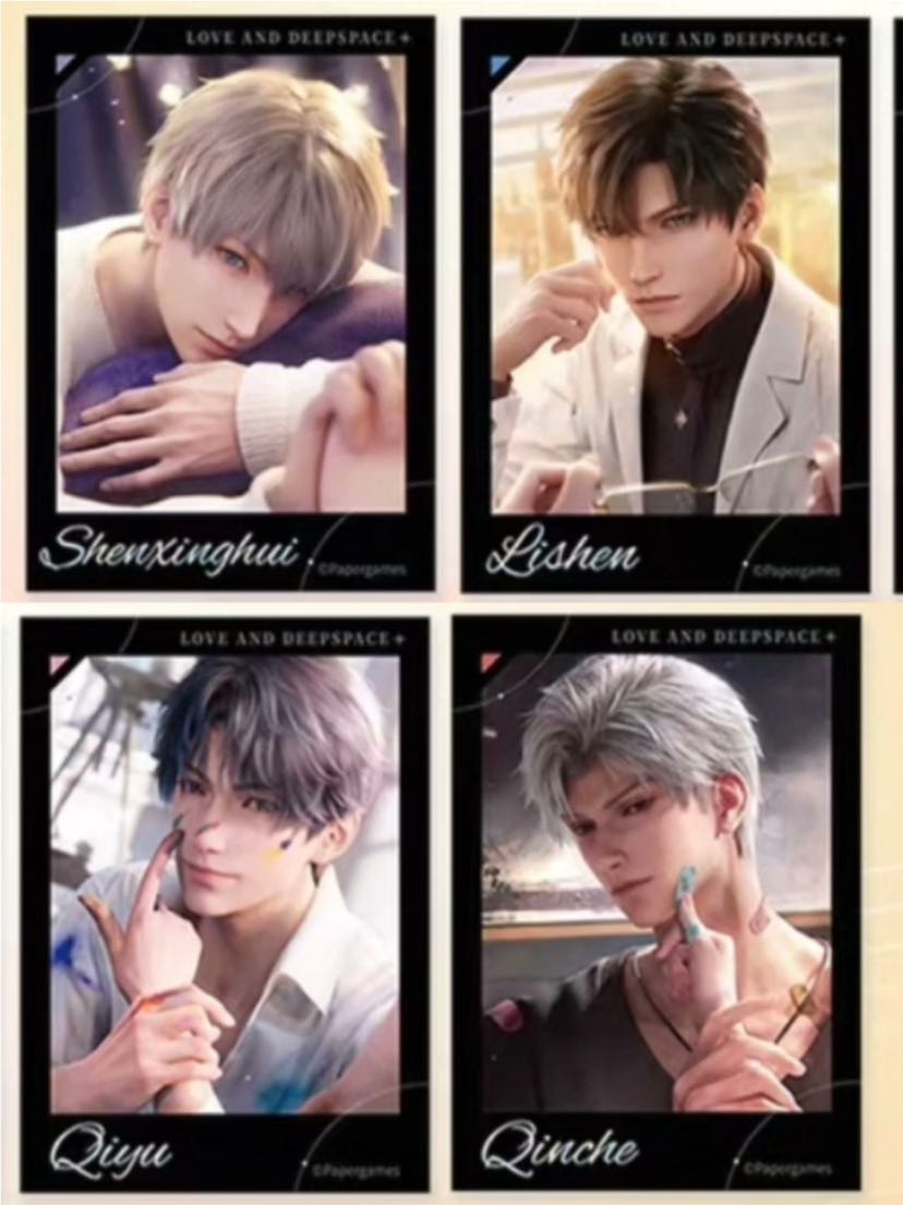 【国现】恋与深空 吧唧明信片相卡 