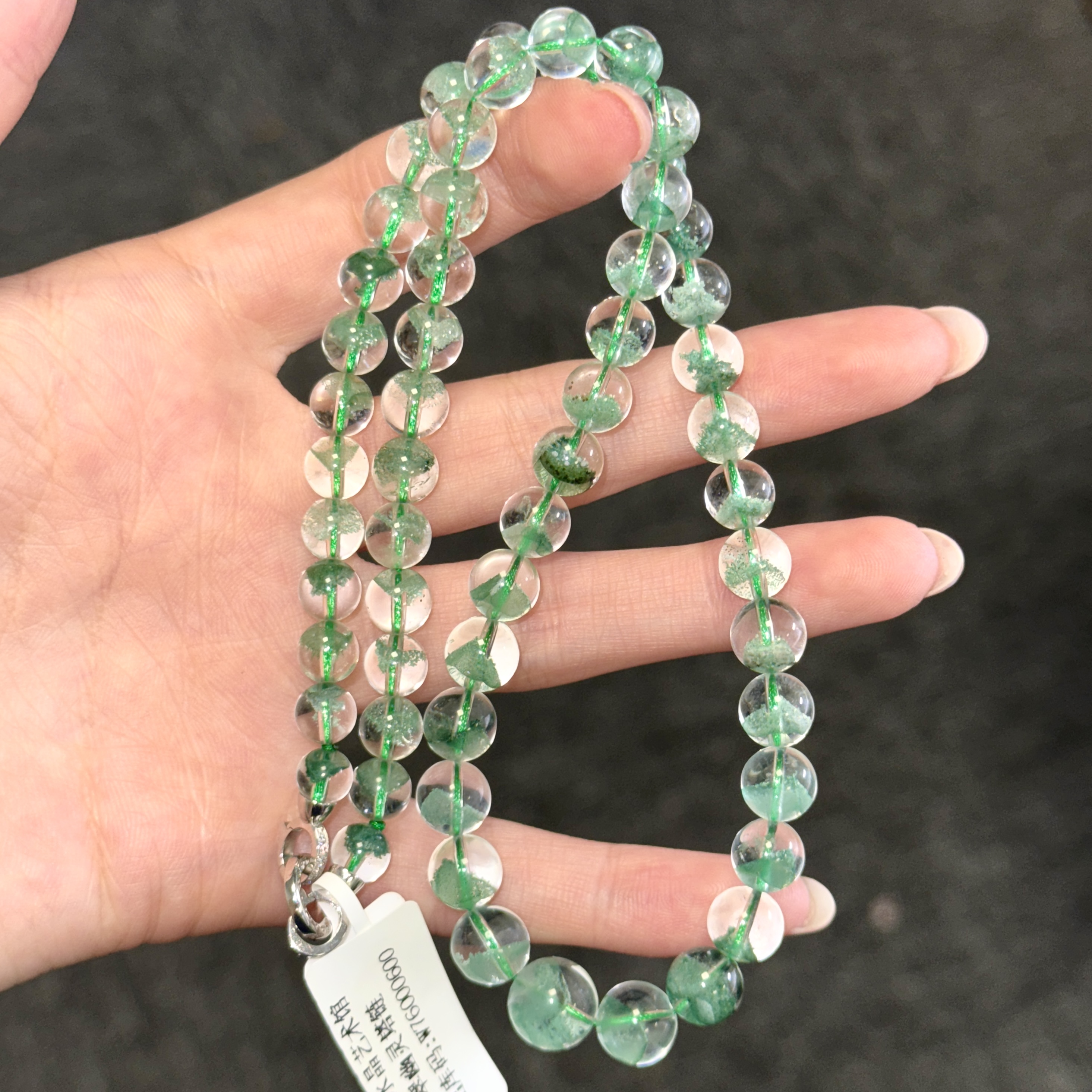 晶匠翠幽灵塔链 编号-JP52954 