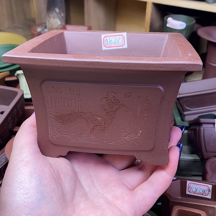 琉璃手工艺品宜兴紫砂精品花盆