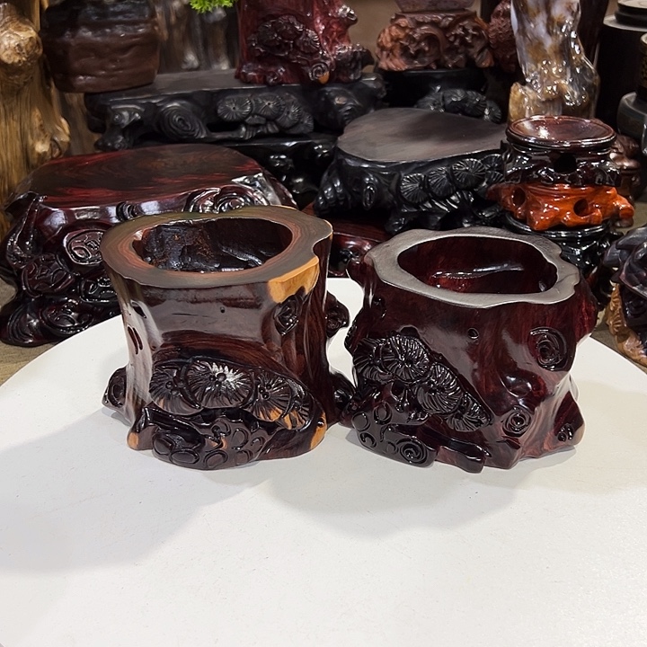 木酸枝木免挖槽底座两个